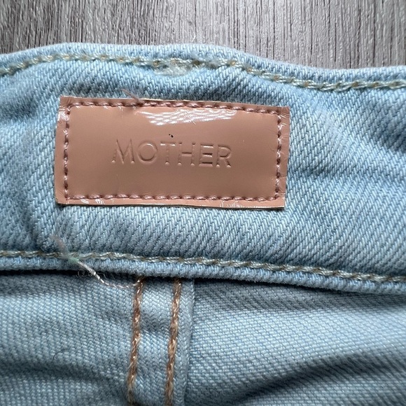 MOTHER The Pixie Tomcat Ankle Jeans in the "Pina Colada Paradise" Size 26 - Picture 12 of 15